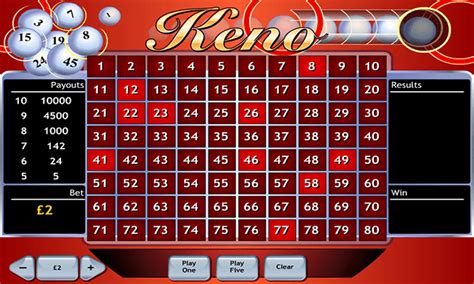 play keno online for cash.